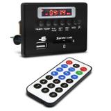Placa para Amplificador Módulo G377 80 RMS Bluetooth USB Cartão de Memória SD FM com Controle Remoto - Ultra