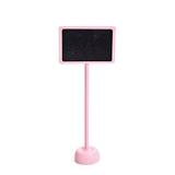 Plaquinha com Lousa Rosa Cromus
