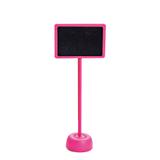 Plaquinha com Lousa Rosa Pink Cromus