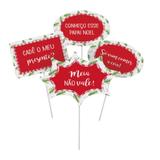 Plaquinhas Divertidas Decorativas Tradicao Com 8 Unidades - Cromus