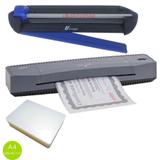 Plastificadora A4 E A3 Aurora + 100 Polaseal A4+refiladora