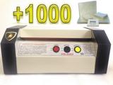 Plastificadora + Kit De 1000 Polaseal Do Cracha Ao Oficio - Gold maquina