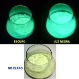 Pó Fosforescente 30hs (10g, 50g, 100g) Amarelo-Esverdeado (brilha no escuro e na luz negra - Fluorc
