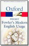 Pocket fowler modern english usage - Oxford