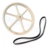 Polia + Correia Tanquinho Lavadora Colormaq Lcm 9kg 10kg 13kg 15kg