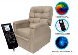 Poltrona Massageadora Reclinável com Energia Bioquântinca e Cromoterapia - Master confort