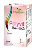 Polyvit Cabelos E Unhas - Tratamento Itensivo - 60 Cps - Natural green