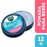 Pomada Vick Baby Rub Calmante para Bebês 12g