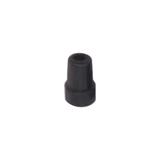 Ponteira 3/4 para Muleta Axilar Dilepé DB503 - Preto (Unidade)
