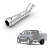 Ponteira de escapamento esportivo outs ford ranger 2018 inox