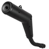 Ponteira De Escape Preta Para XLR 125 1997 á 2002 Cromo Forte