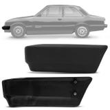 Ponteira de Para-Choque Dianteira Chevette 1983 1984 1985 1986 Preto - Kj