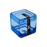 Porta Algodão e Cotonetes Cube Azul - Coza - Brinox