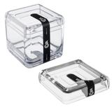 Porta Algodão e Cotonetes + Saboneteira Cube Cristal Coza - Brinox