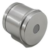 Porta Algodão Inox Cotonete C/ Mola Redondo 08 X 08 Cm - Sistole