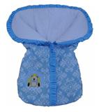 Porta Bebê 1 peça Arabesco Azul - I9 baby