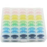 Porta Bobina Estojo com 25 Bobinas Plásticas Coloridas - Westpress