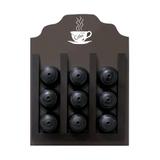 Porta Cápsulas Dolce Gusto Xicara Coffe Imbuia 20x30cm - Kapos