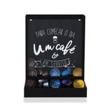 Porta Cápsulas Preto de Mesa Suporte em Aço para Dolce Gusto ou Tres Corações Geguton