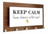 Porta Chaves Alto Relevo Calm - Tecnolaser
