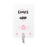 Porta Chaves Amo Você Mãe - Ludi