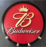 Porta Chaves Budweiser Em Mdf Tamanho 21 Cm Cerveja - Mundo do militar