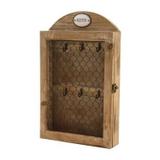 Porta chaves em caixa de madeira - Btc decor