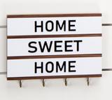 Porta chaves Home Sweet Home - Limoeiro