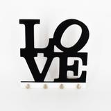 Porta Chaves Love Preto - Interponte
