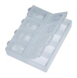 Porta Comprimidos Semanal Transparente - Plasmatron