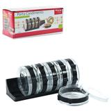 Porta Condimento Redondo Kit Com 7 Pecas Suporte Plastico - Wincy casa