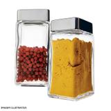 Porta condimento Square de Vidro Euro Home