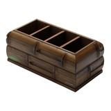 Porta Controle 4 Lugares Bambu 24,5X12,5X10cm - Rojemac