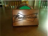 Porta Copos Luxo Em Madeira Corta Gostas Budweiser - Mundo do militar