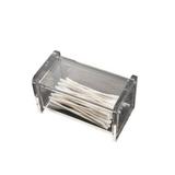 Porta Cotonete Acrílico Transparente - Solução cia