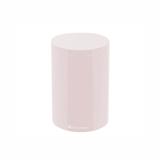 Porta cotonetes tubular branco - Banho mais