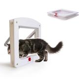 Porta De Passagem Portinha Pet P/ Gato Cachorro 4 Em 1 - Braslu