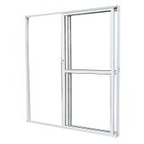 Porta de Sacada de Correr de Alumínio Branco 2 Folhas Atlântica Select - 2.10 (A) X 1.50 (L) - Atlântica esquadrias