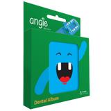 Porta dente de Leite / Dental Album Divertido Angie - Azul