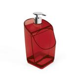 Porta Detergente e Esponja Dispenser de Pia Vermelho 500 ml - Uz