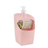 Porta Detergente e Esponja Dispenser Rosa Acrílico - Uz