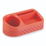 Porta Detergente Plástico Rattan com Base Coral 43x42x42cm - Nitron