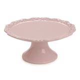 Porta Doces em Cerâmeica Rosa 13cm 2 unidades Cromus