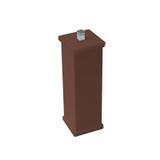 Porta Escova Com Strass Cristal Duo Decor Chocolate