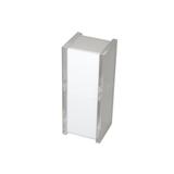 Porta Escova de Dentes com Tampa Quadrado Branco - Formacril