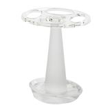 Porta Escova de Dentes Vapor Vidro Fosco Branco Umbra