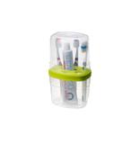 Porta Escova Dental De Pia De Plastico Com Tampa - Nitronplast