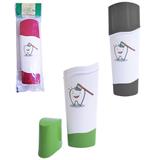 Porta Escova Estojo Dental De Plastico Oval Colors 21x6cm - Elloplas