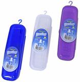 Porta Escova Estojo Dental De Plastico Oval Translucido Colo - Brasami