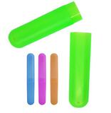 Porta Escova Estojo Dental Individual De Plastico Oval Color - Fu xing